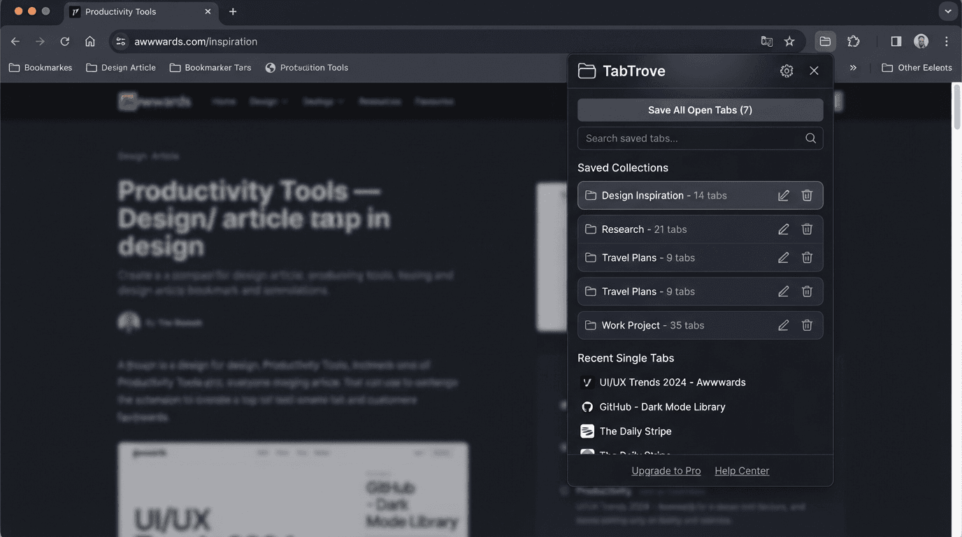 Tab Saver Extension