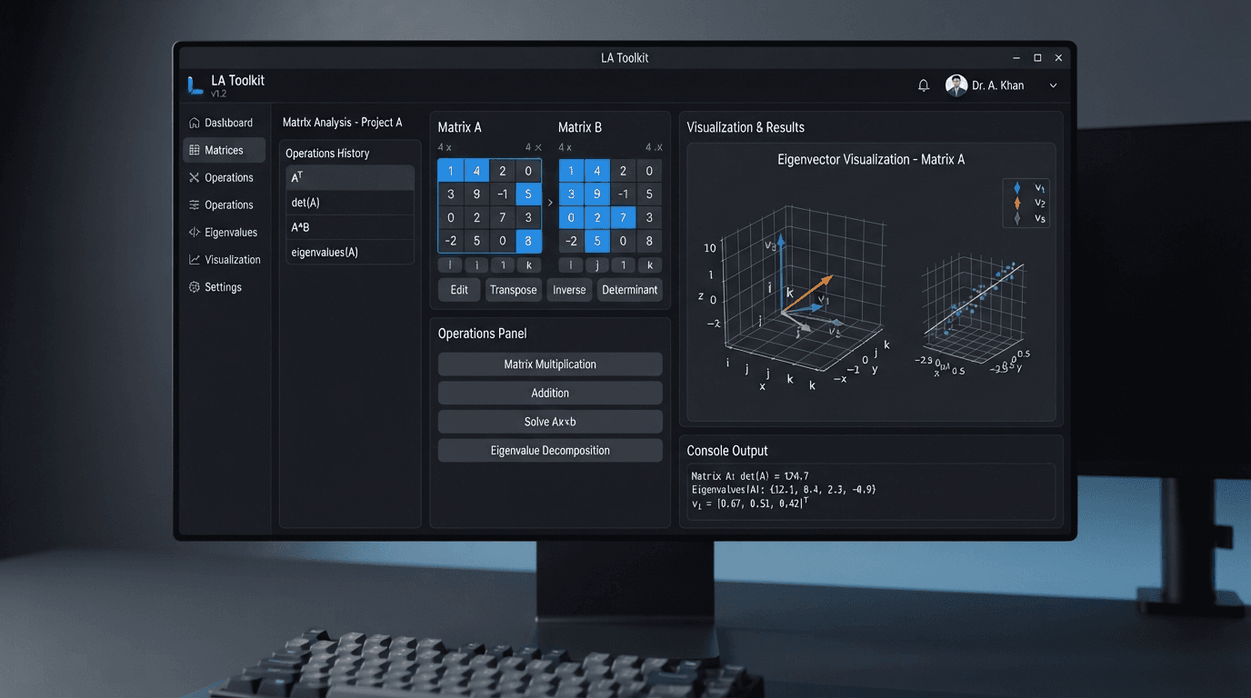 Linear Algebra Tools