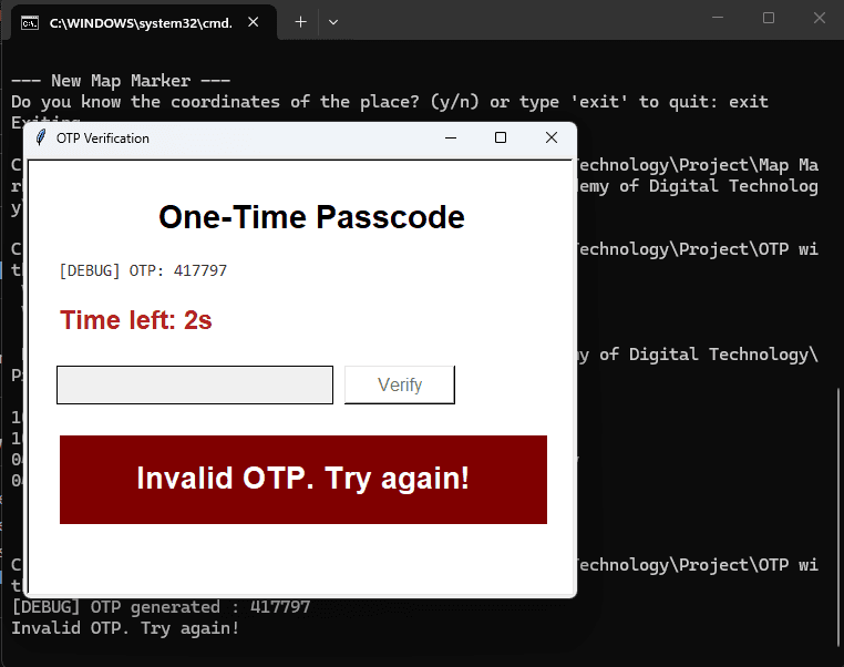Python OTP Verification